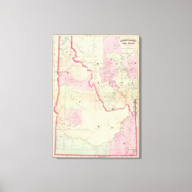 Toile Idaho, Montana ouest (Recto)
