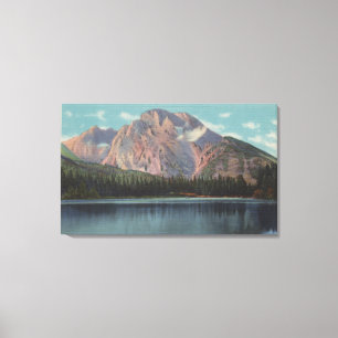 Toile IdahoView de Mt. Moran de Leigh LakeIdaho