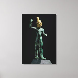 Toile Idole du dieu de la tempête Baal, de Syrie, âge de