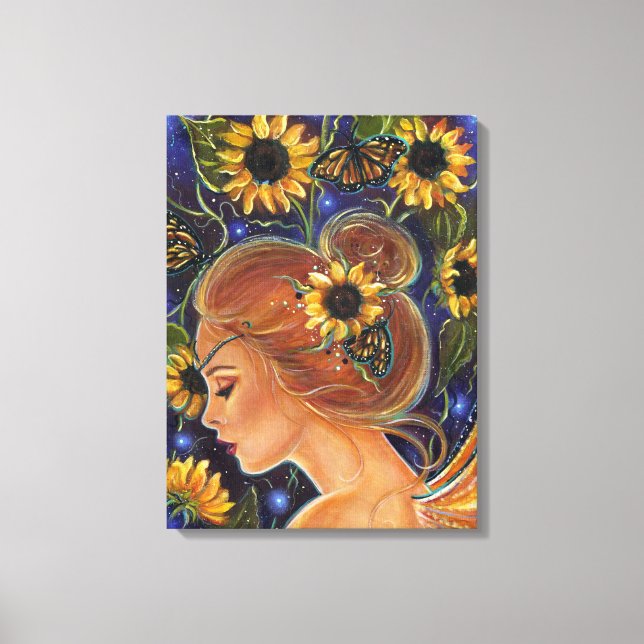 Toile Il est temps d'être libre fae canvas print Par Ren (Recto)