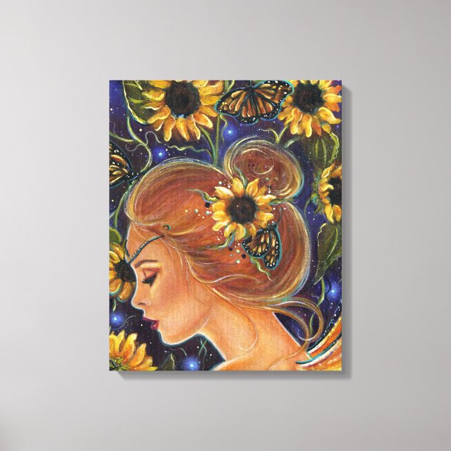 Toile Il est temps d'être libre fae canvas print Par Ren (Recto)