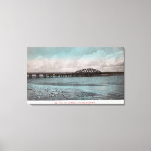 Toile Île BridgeAlameda, CA de ferme de baie