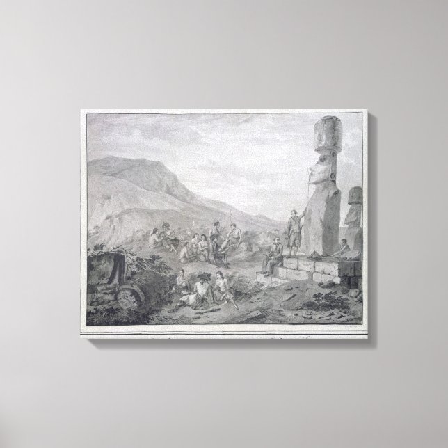 Toile Île de Pâques, 1786 (Recto)