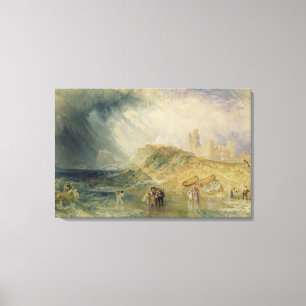 Toile Île sainte, le Northumberland, c.1820 (huile sur