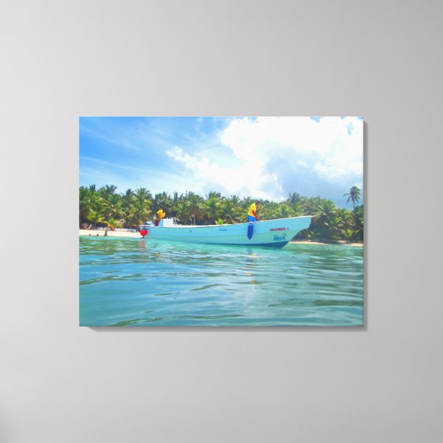 Toile ÎLE SAONA #2 SUR CANVAS 20 "x 16" (Recto)