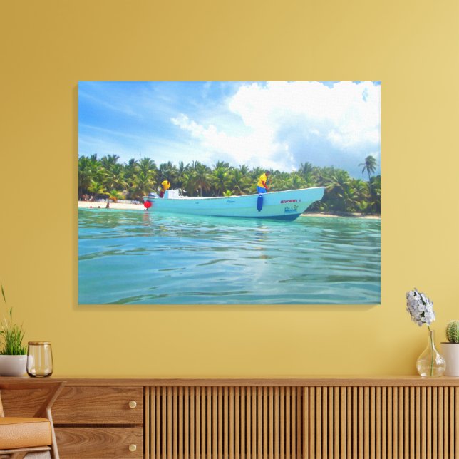 Toile ÎLE SAONA #2 SUR CANVAS 20 "x 16" (Insitu(Salon))