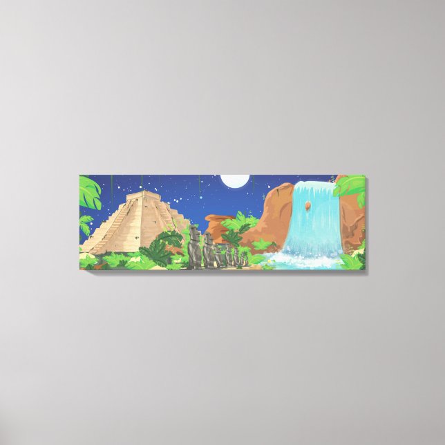 Toile Île tropicale (Recto)