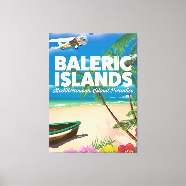 Toile îles balériques paradis méditerranéen (Recto)