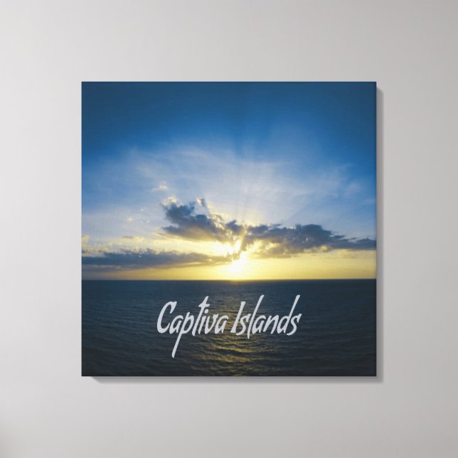 Toile Îles Captiva Floride (Recto)
