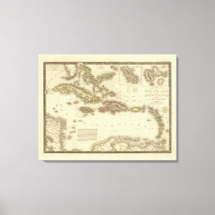 Toile Îles des Caraïbes et Antilles