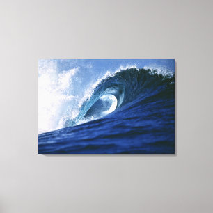 Toile Îles Fidji, Tavarua, Cloudbreak. Une vague