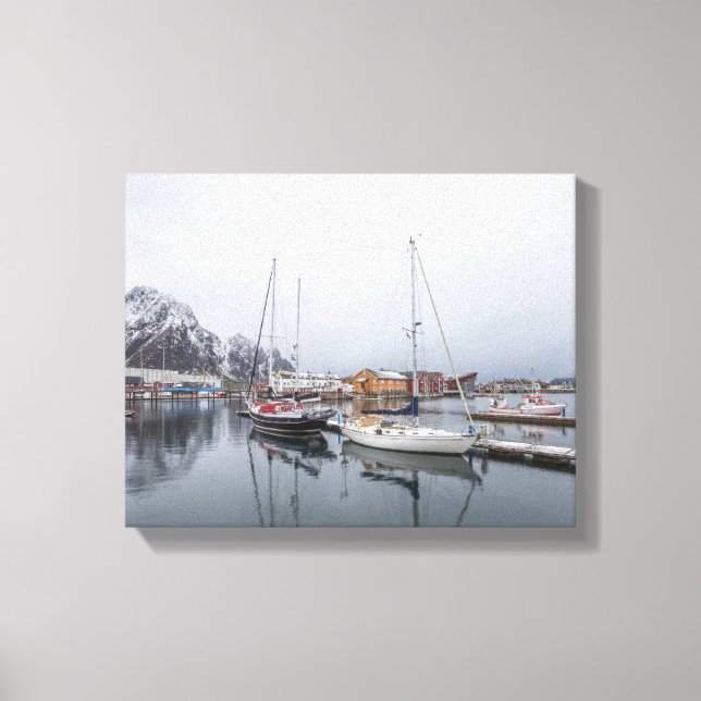 Toile Îles Svolvaer Lofoten (Recto)