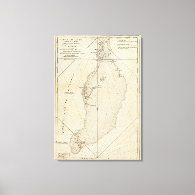 Toile Îles Turques (Recto)