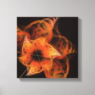 Toile Illuminations Art Abstrait noir et blanc