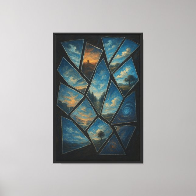 Toile Illusion de miroir cassée (Recto)