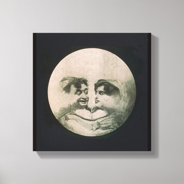 Toile Illusion optique de la lune (Recto)