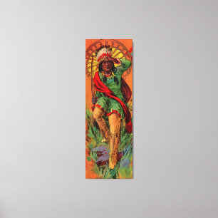 Toile Illustration amérindienne amérindienne de 1919