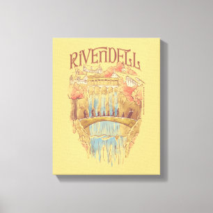 Toile Illustration aquarelle de la Communauté de RIVENDE