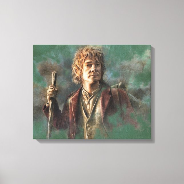 Toile Illustration BILBO BAGGINS™ (Recto)