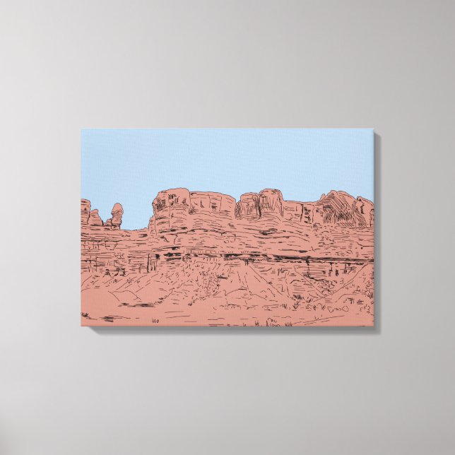 Toile Illustration Bluff, Utah (Recto)