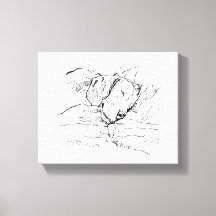 Illustration d'amour pour le chien Beagle