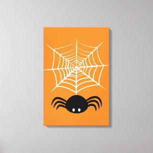 Toile Illustration d'araignée d'Halloween effrayante