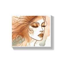 Illustration d'art murale de la femme 3