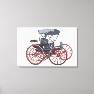 Toile Illustration de chariot horseless