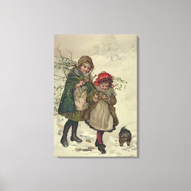 Toile Illustration de Christmas Tree Fairy, pub. 1886 (Recto)