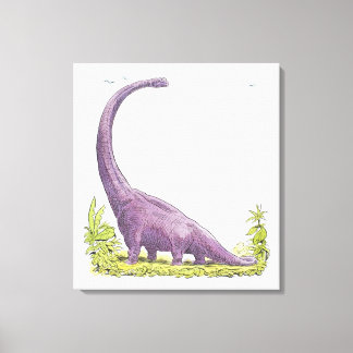 Toile Illustration de dinosaure Giraffatitan