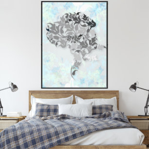 Toile Illustration de Dogue allemand