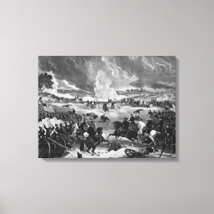 Toile Illustration de la bataille de Gettysburg
