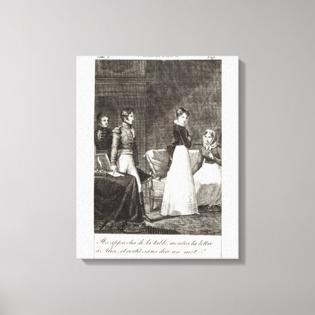 Toile illustration de "La Famille Elliot" (Recto)
