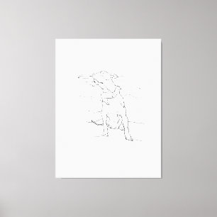 Toile Illustration de l'Am Staffordshire Terrier