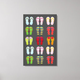 Toile Illustration de l'aquarelle de mode de la bouteill