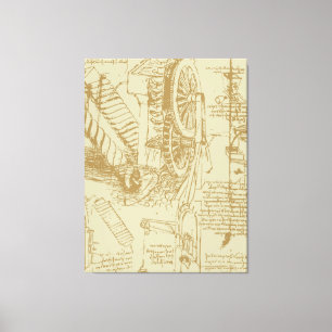 Toile Illustration de Leonardo da Vinci