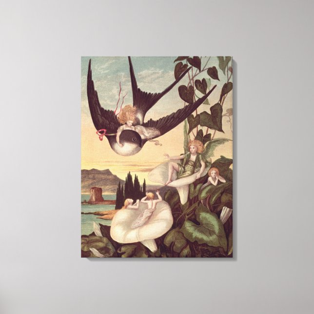 Toile Illustration de 'Thumbkinetta', par Hans Christian (Recto)