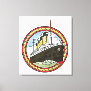 Toile Illustration de Titanic