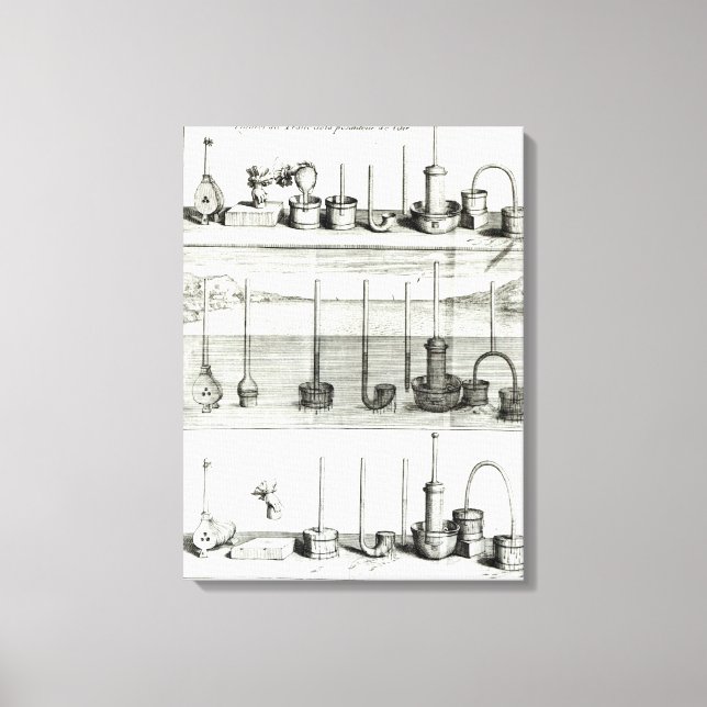Toile Illustration de 'Traite de la Pesanteur de (Recto)
