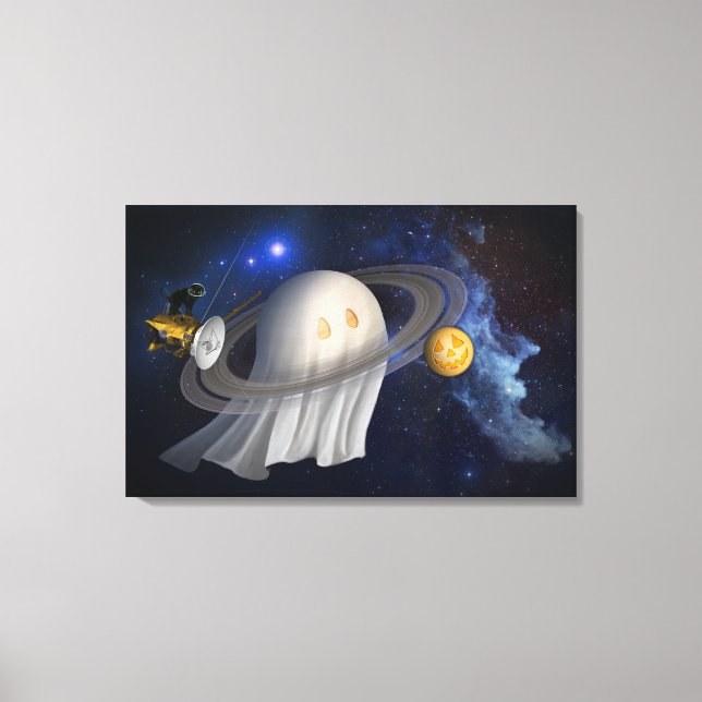 Toile Illustration d'Halloween d'un artiste (Recto)