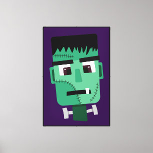 Toile Illustration du monstre de Frankenstein