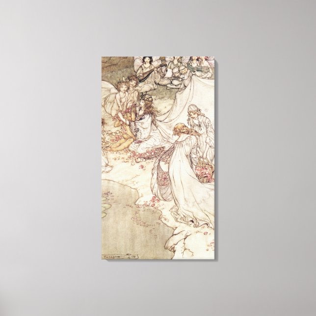 Toile Illustration d'un conte de fées (Recto)