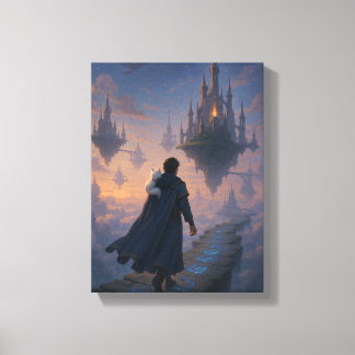 Toile Illustration Ethereal Sky City