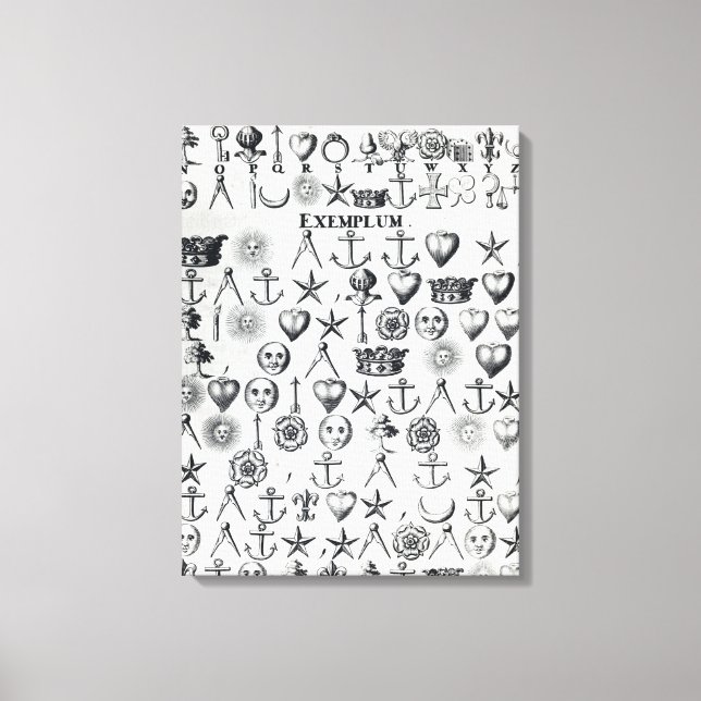 Toile Illustration tirée du livre 9 (Recto)
