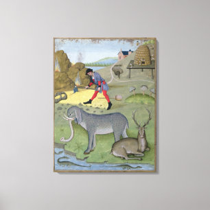 Toile Illustration tirée du livre "Book of Simple"