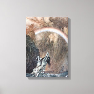 Toile Illustration vintage des sirènes