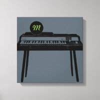 Illustration vintage Organigramme Monogramme Canva