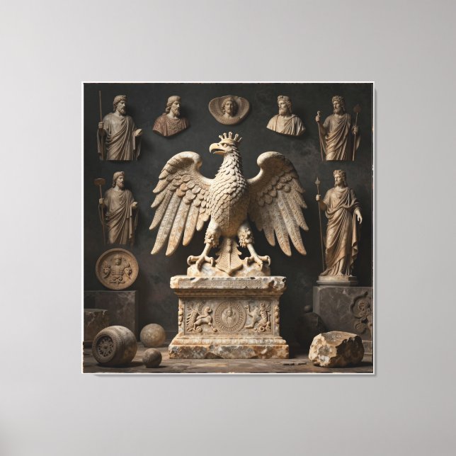 Toile IllyrienAutelReliques-FaisceauDArtAigleSacréVI HER (Recto)