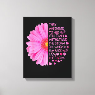 Toile I'm The Storm Strong Women Breast Cancer Warrior P