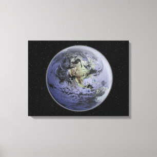 Toile Image augmentée par Digital de la pleine terre